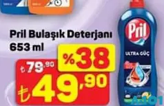 PRİL BULAŞIK DETERJANI 653 ML